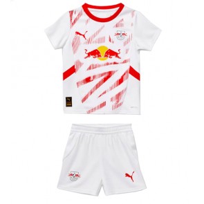 RB Leipzig Dětské Domácí dres komplet 2024-25 Krátký Rukáv (+ trenýrky)